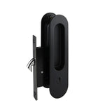 Sliding Key Lock Set  - Matt Black Finish