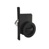 Matt Black Sliding Privacy Set - Warren Series