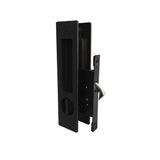 Matt Black Sliding Door Key Lock Set - Morgan Series