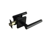 Matt Black Passage Handle Set - Smith Series Door Handles