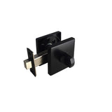 Matt Black Privacy Deadbolt Set - Smith Series