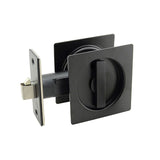 Matt Black Sliding Privacy Set - Maxwell Series