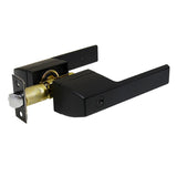 McKenzie Series Entrance Handle Set - Matt Black Finish