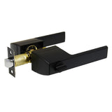 McKenzie Series Privacy Lever Set - Matt Black Finish
