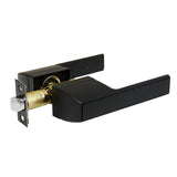McKenzie Series Passage Lever Set - Matt Black Finish