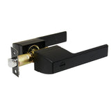 McKenzie Series Privacy Lever Set - Matt Black Finish
