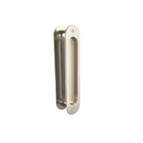 1 Pair Oval Sliding Flush Pulls - 180mm x 38mm