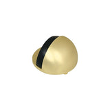 Moon Shaped Door Stops (1122G) - Pale Gold Finish