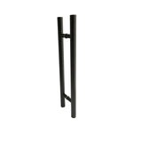 Matt Black Entry Door Pull Handle (Pair) 800mm - Kiama Series