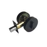 Matt Black Double Cylinder Deadbolt (3555MB) - Coral Series