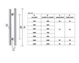 400mm Round Door Pull (Pair) - Pacifica Series