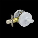 White Finish Single Cylinder Deadbolt - Coral Series
