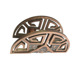 Blain Series 300mm Door Pull Plate - Copper Finish