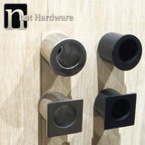 Square Shaped Cavity Door Finger Pull - Gunmetal Finish