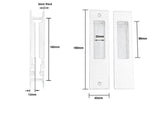 Gunmetal Finish Sliding Door Passage Set - Coomera Series