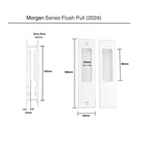 Sliding Door Passage Set 180mm x 45mm - Morgan Series