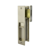 Sliding Door Privacy Set - Brushed Nickel Finish