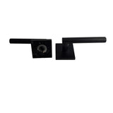 Matt Black Passage Handle Set - Smith Series Door Handles