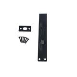 Spring loaded Door Flush Bolt 150mm - Matt Black Finish