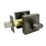 Single Cylinder Deadbolt - Gunmetal Finish