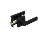Reef Series Entrance Lock Set - Matte Black Finish