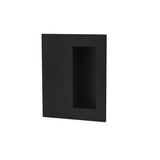 Matt Black 70mm Square Flush Pull - Ryan Series