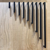 Matt Black kitchen Handle (128mm) - Russell Series