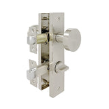 Stainless Steel Finish Privacy Door Knob Set  - Jasper Series