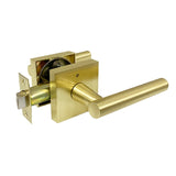 Eva Series Privacy Lever Set - Brushed Gold