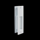 White Finish Sliding Passage Set - Morgan Series