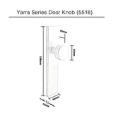 Matt Black Entrance Mortice Lock with Single Door Pull  - Talia Series