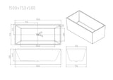 Orta Multi-Fit Freestanding Bathtub - Gloss White