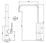 Coomera Sink Mixer - Brushed Nickel