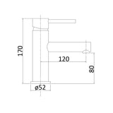 Lollypop Basin Mixer II - Chrome