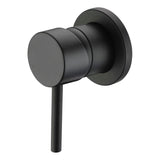 Coral II Mini Back Plate Wall Mixer - Matt Black
