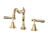 Birmingham II Classical Basin Set - Brushed Gold