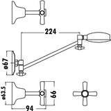 Classic Shower Set - Chrome