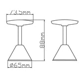 Trend Wall Top Assembles - Chrome