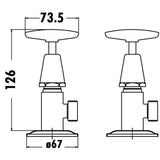 Trend Washing Machine Taps - Chrome