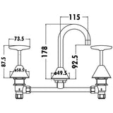 Trend Basin Set - Chrome