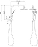 Seaforth  Mini Combo Shower Set - Chrome