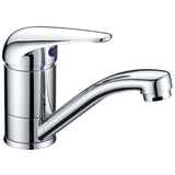 Rubine Short Spout Swivel Kitchen Sink Mixer - Chrome