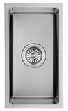 Coral Above or Undermount Single Bowl Kitchen Sink 200mm x 400mm - Stainless Steel