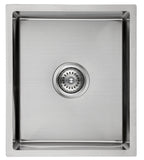 Coral Above or Undermount Single Bowl Kitchen Sink 400mm x 340mm - Stainless Steel
