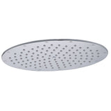 Oval Solid Brass Shower Head - Chrome