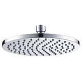 Round ABS Plastic Shower Head  200mm - Chrome
