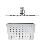 Square 304 Stainless Steel Shower Head 200mm - Chrome