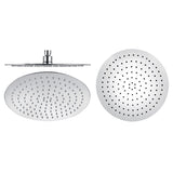 Round 304 Stainless Steel Shower Head  300mm - Chrome