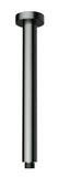 Round Ceiling Drop Down Shower Arm 300mm - Gunmetal