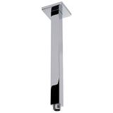 Square Ceiling Drop Down Shower Arm 300mm - Chrome
